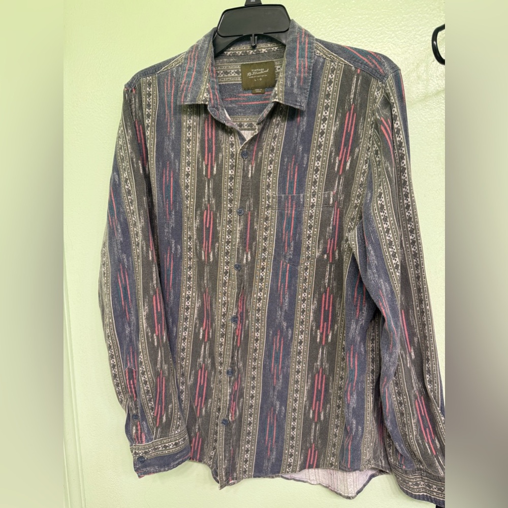 vintage button up shirt